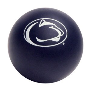 navy high bounce rubber ball with Penn State Athletic Logo